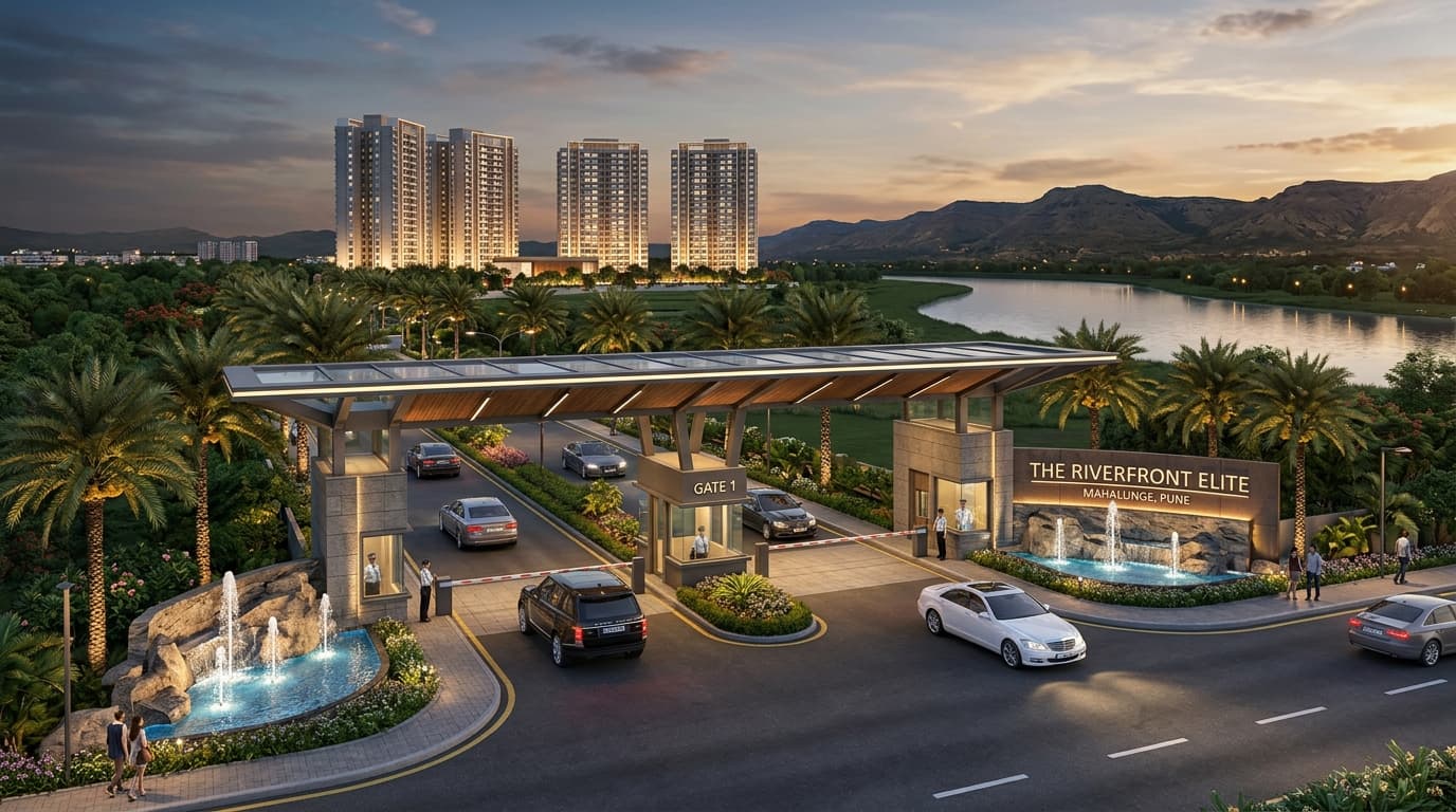 Mahindra Mahalunge Grand Gated Entrance Canopy